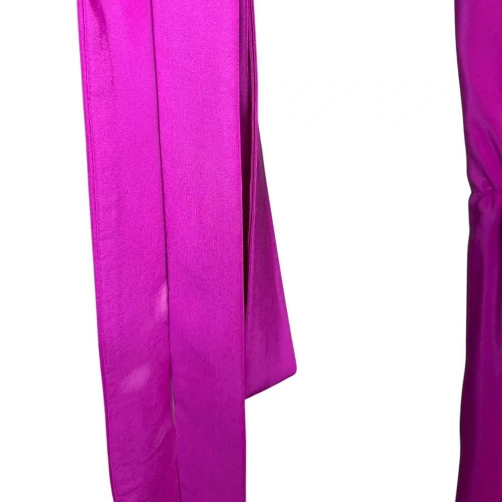 Amanda Uprichard 100% Silk size Small in a bright fuchsia - Picture 10 of 12